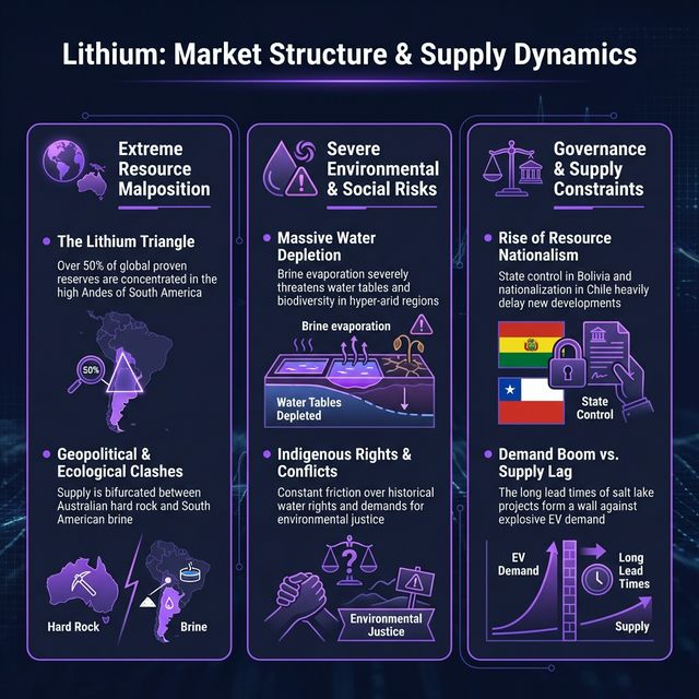 Lithium market structure